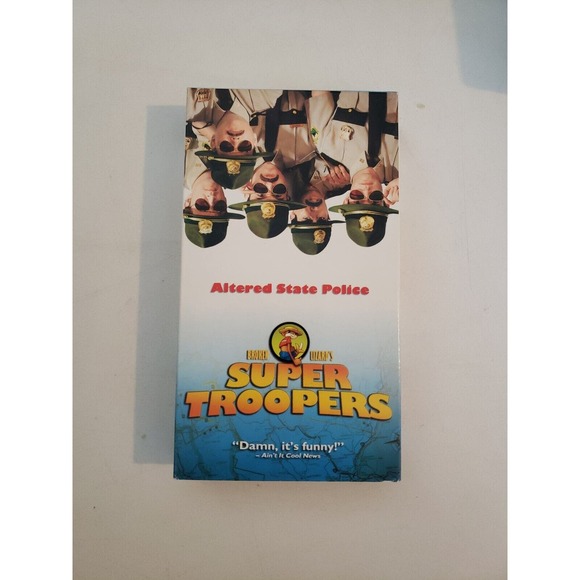 Super Troopers VHS 2003 Jay Chandrasekhar Kevin Heffernan Comedy - Picture 1 of 3